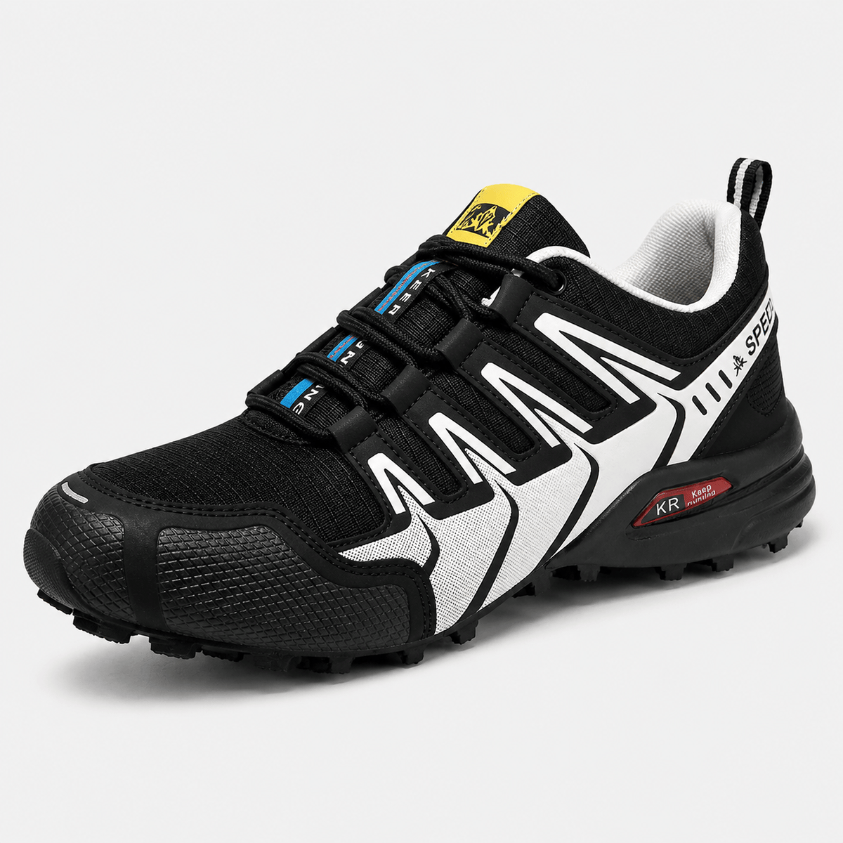 Mon Esprit Nature Noir / 40 Chaussures Randonnée Imperméables et Antidérapantes - FourWalk
