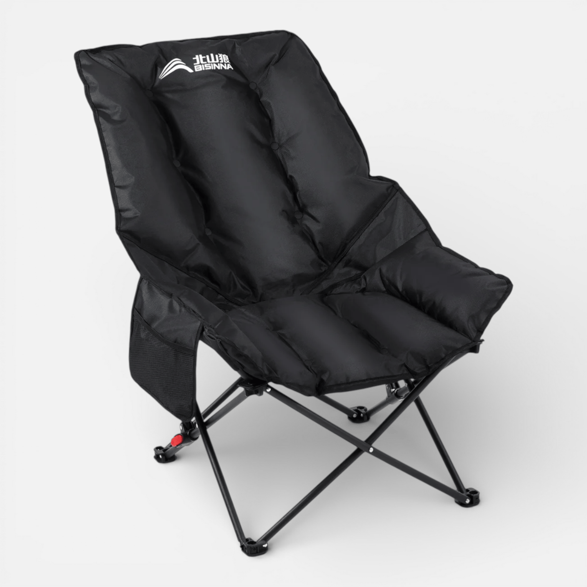 Mon Esprit Nature Noir Chaise lune de camping - Bisstrek