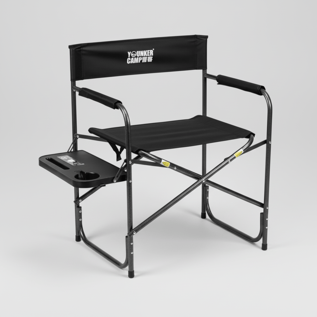 Mon Esprit Nature Noir Chaise pliante de camping en plein air - Mount 1