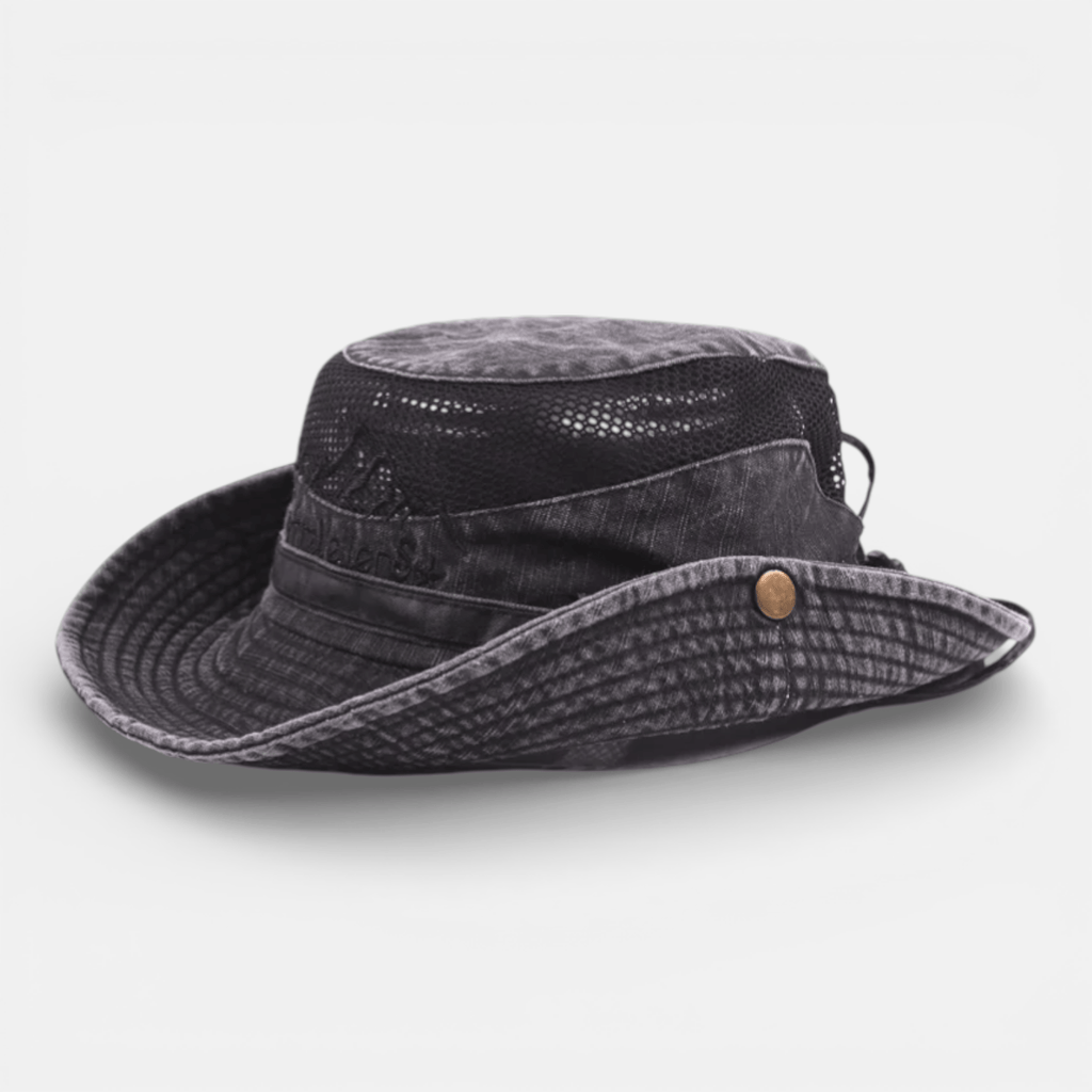 Mon Esprit Nature Noir Chapeau casquette respirant