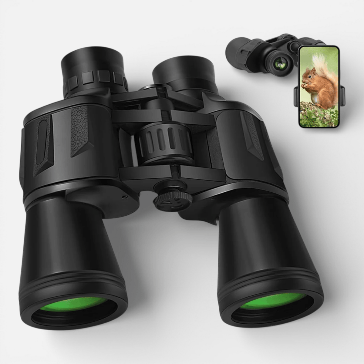 Mon Esprit Nature Noir Jumelles militaires tactiques pour la randonnée