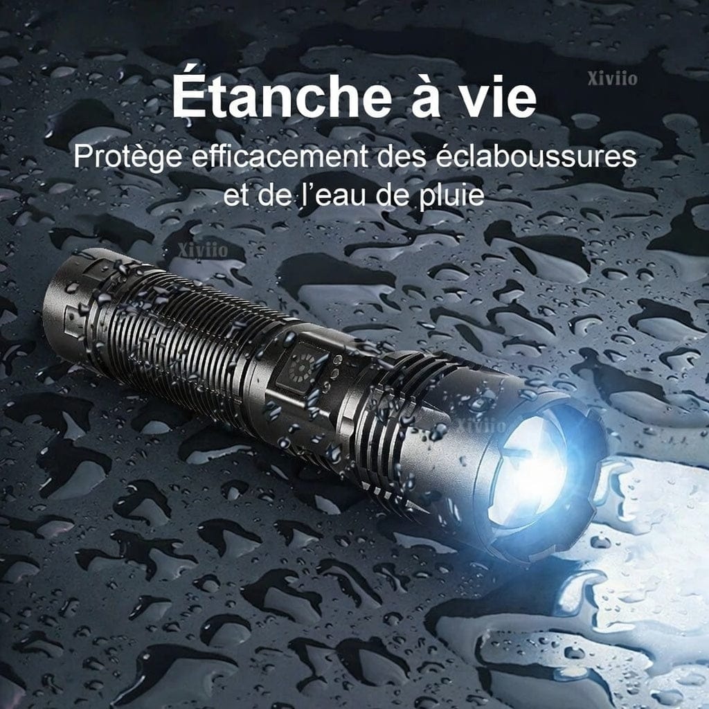 Mon Esprit Nature Noir Lampe de poche LED à lumière forte - Veltrix