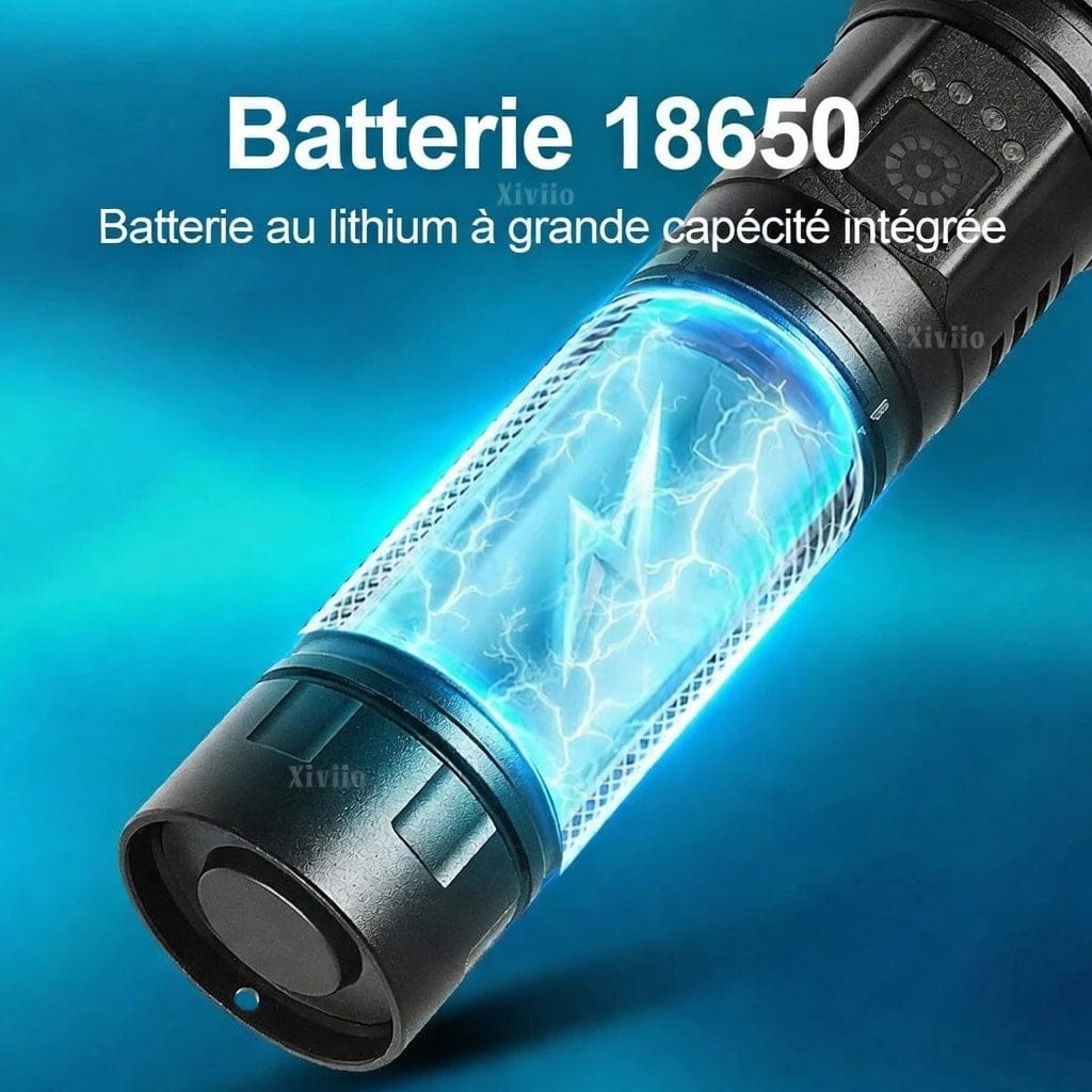 Mon Esprit Nature Noir Lampe de poche LED à lumière forte - Veltrix