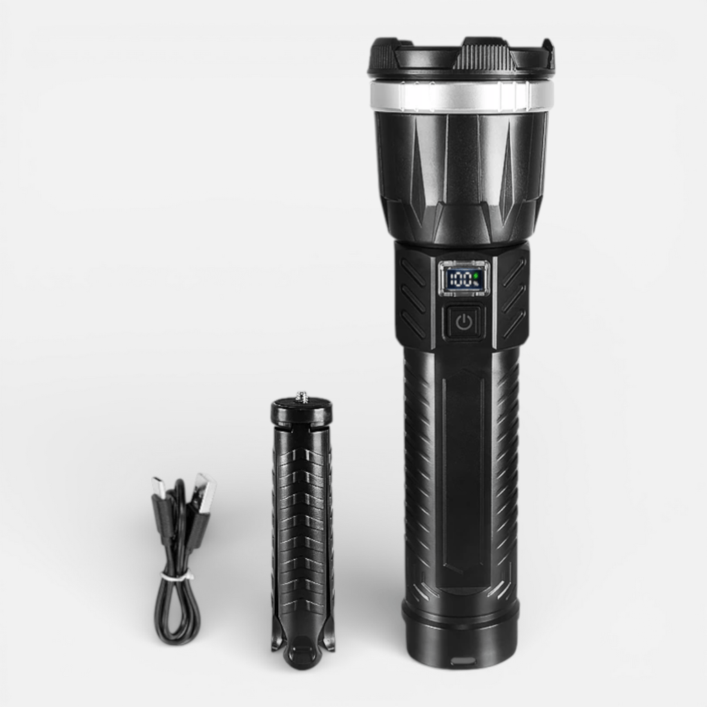 Mon Esprit Nature Noir Lampe torche surpuissante - Zyphor