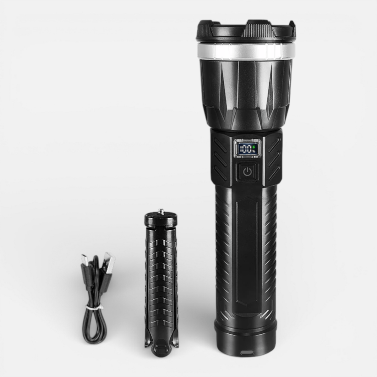 Mon Esprit Nature Noir Lampe torche surpuissante - Zyphor