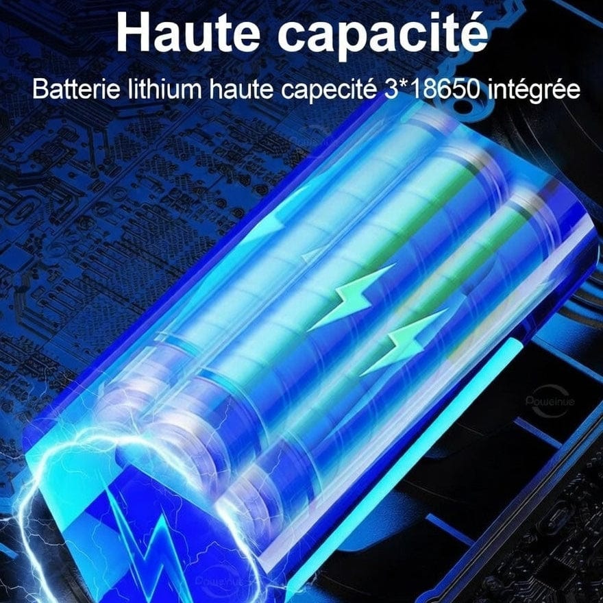 Mon Esprit Nature Noir Lampe torche surpuissante - Zyphor