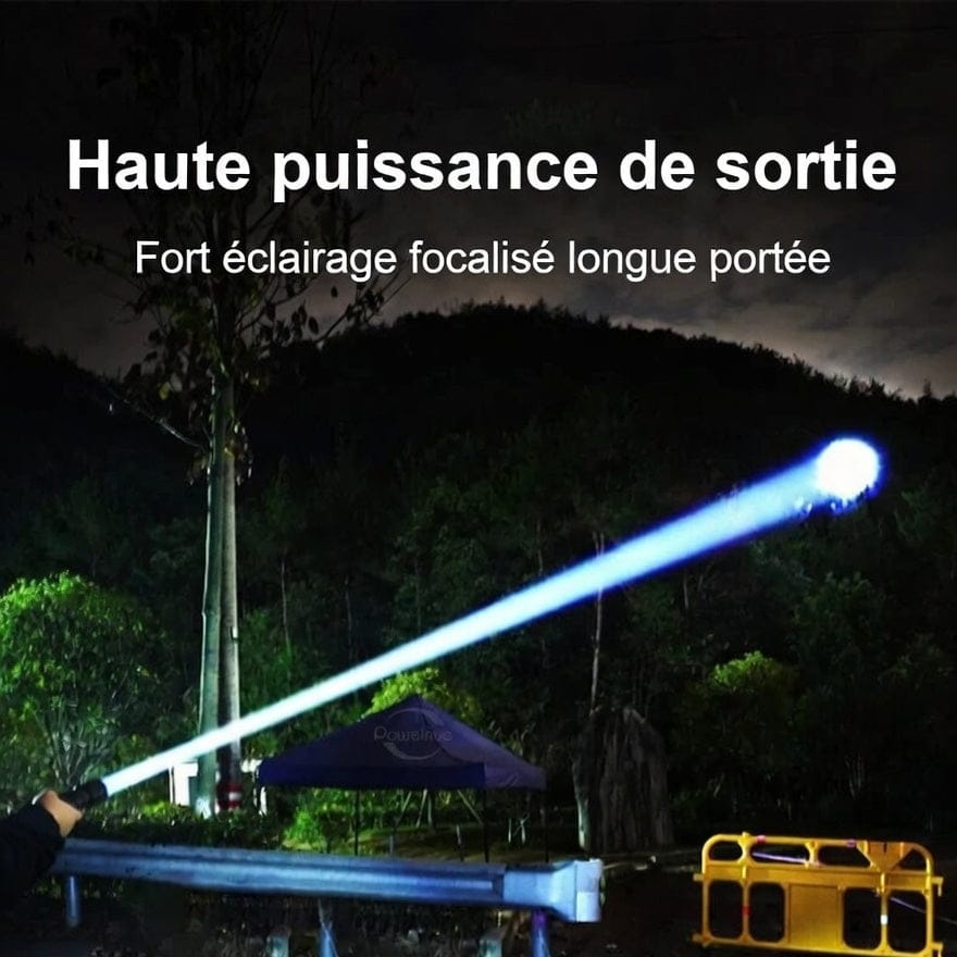 Mon Esprit Nature Noir Lampe torche surpuissante - Zyphor