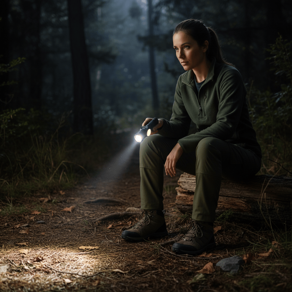 Mon Esprit Nature Noir Lampes de poche LED à puissance forte - Wildora