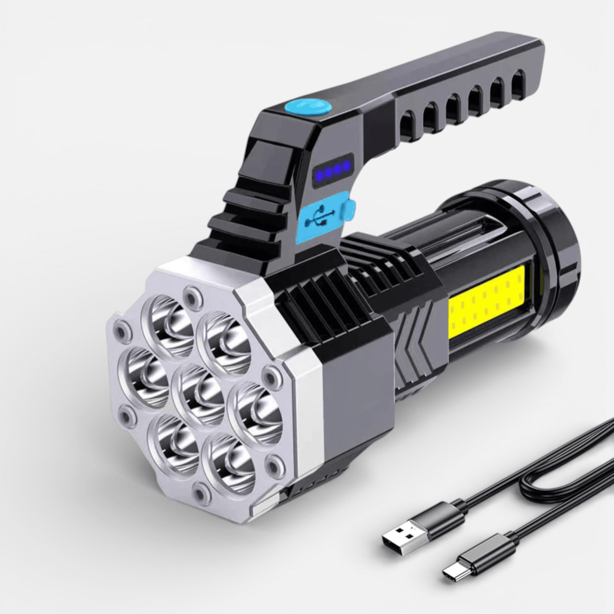 Mon Esprit Nature Noir Lampes de poche LED rechargeable haute puissance - Vireon