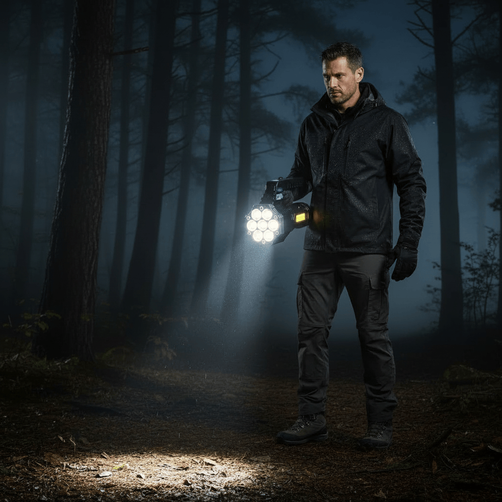 Mon Esprit Nature Noir Lampes de poche LED rechargeable haute puissance - Vireon Image