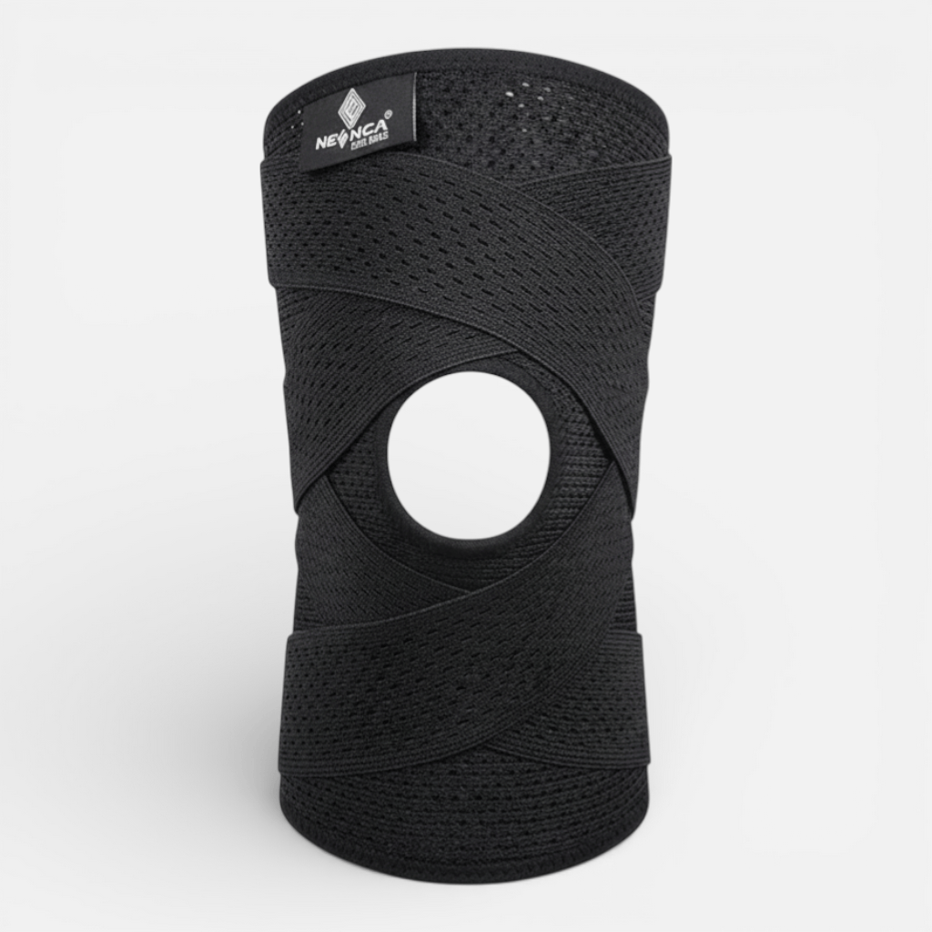 Mon Esprit Nature Noir / M Genouillère de compression stabilisatrice