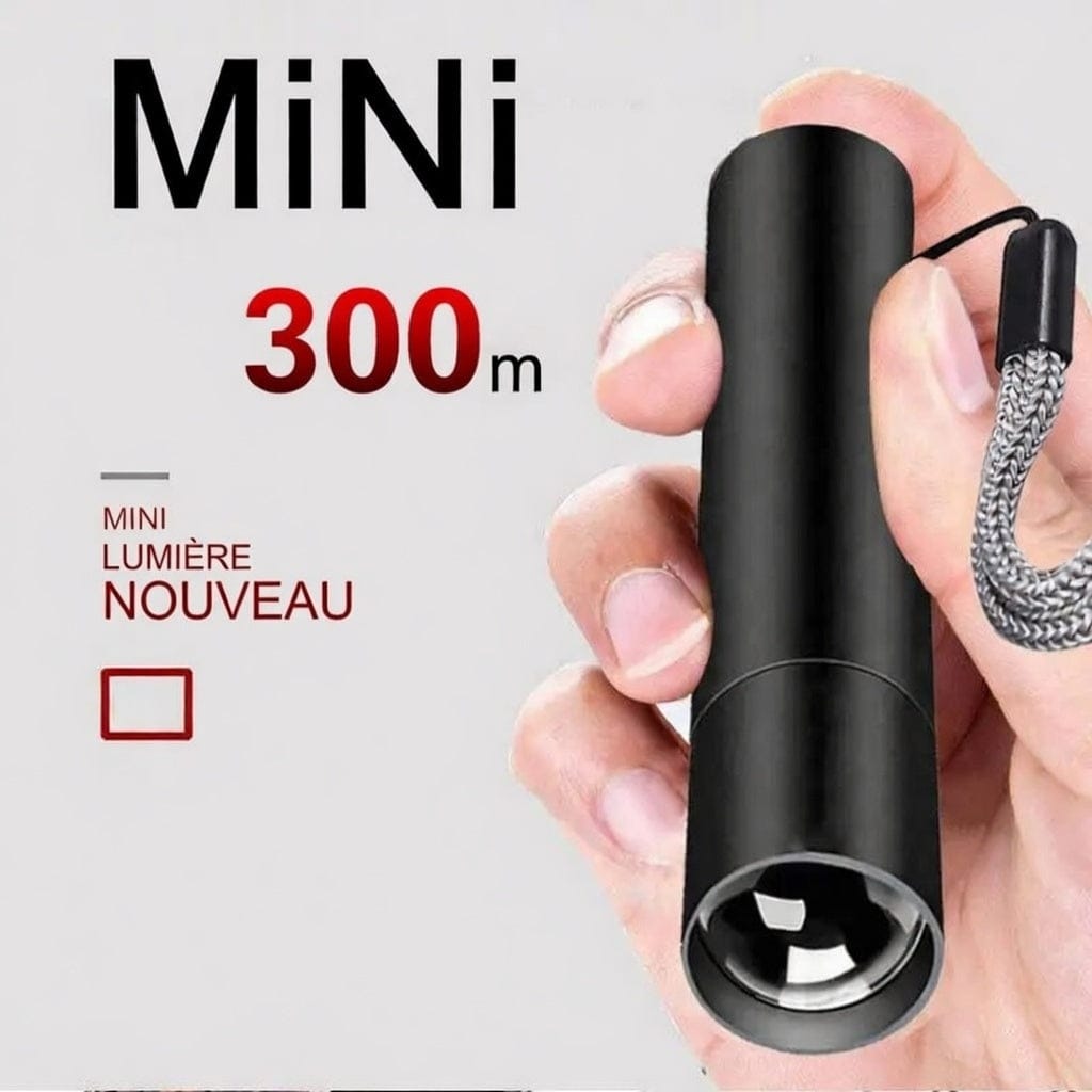 Mon Esprit Nature Noir Mini lampe de poche - Lumetix
