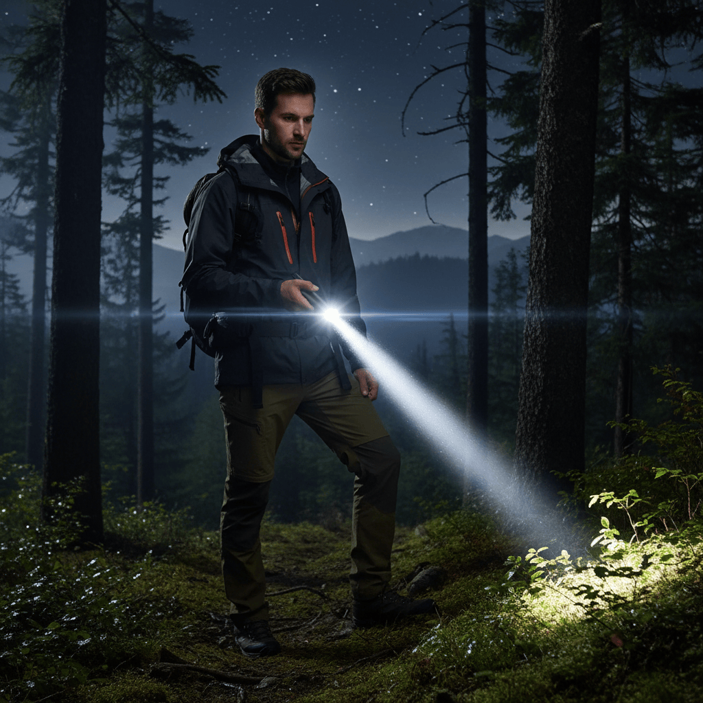 Mon Esprit Nature Noir Mini lampe de poche - Lumetix