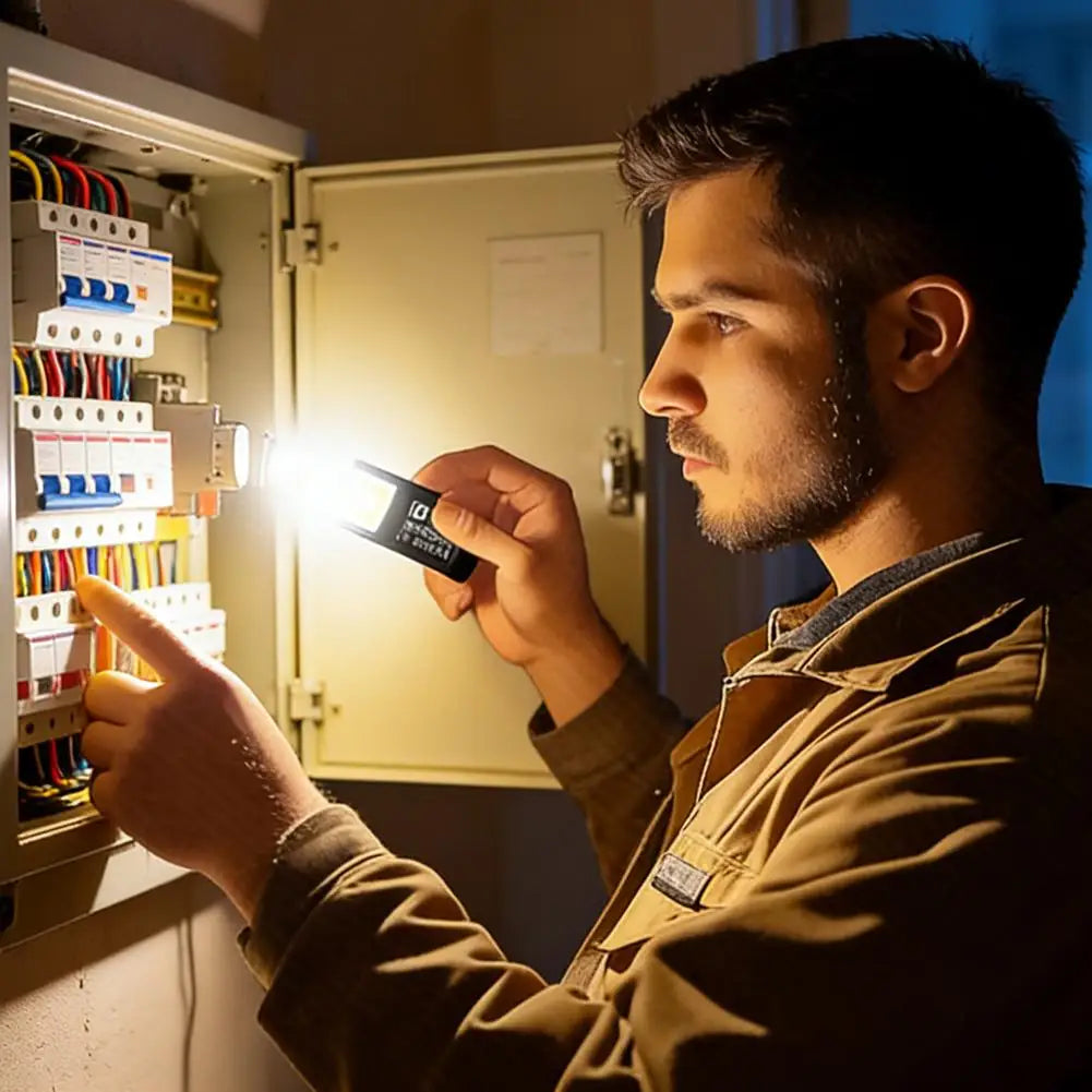 Mon Esprit Nature Noir Mini lampe de poche porte-clés LED - Vireon