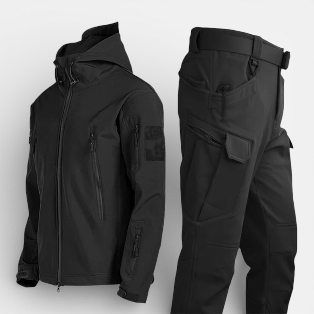 Mon Esprit Nature Noir / S Ensemble de randonnée imperméable - Pro Fit 2