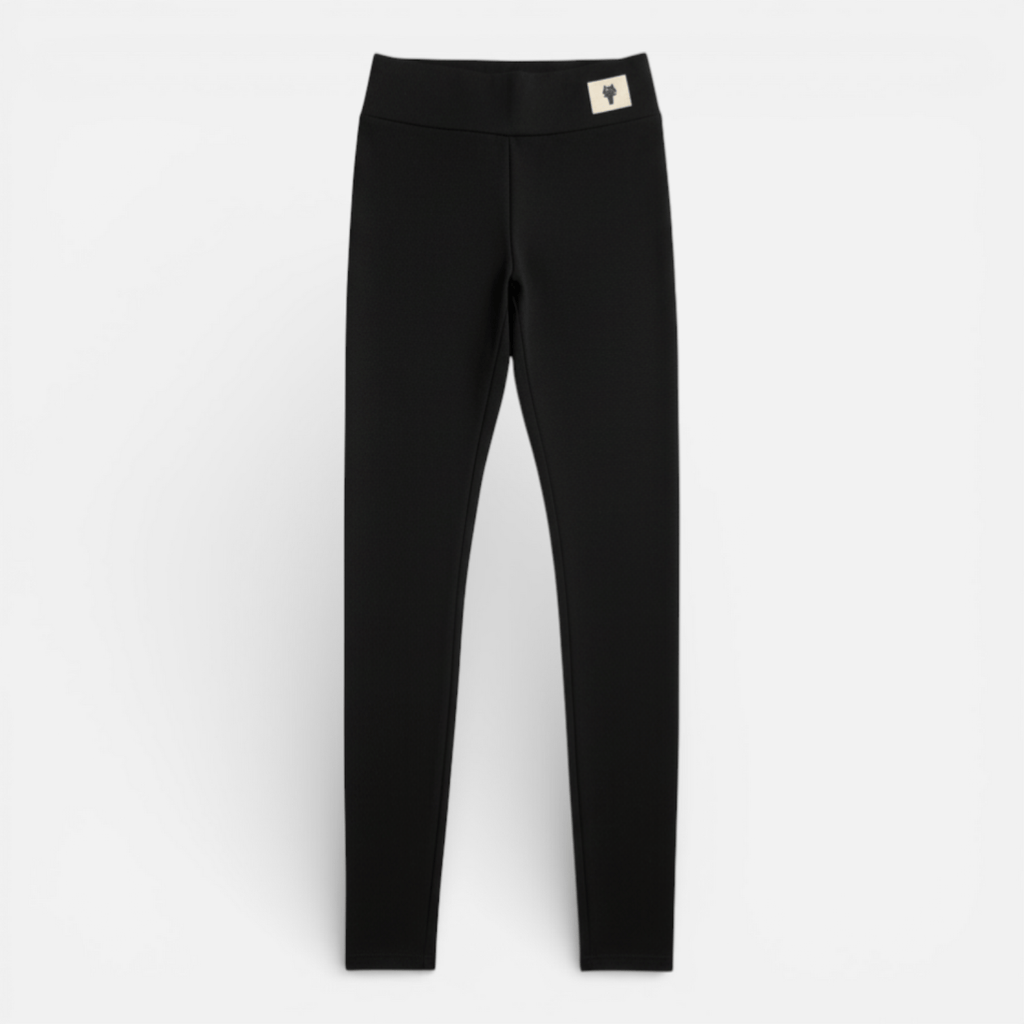 Mon Esprit Nature Noir / S Legging chaud en intérieur polaire