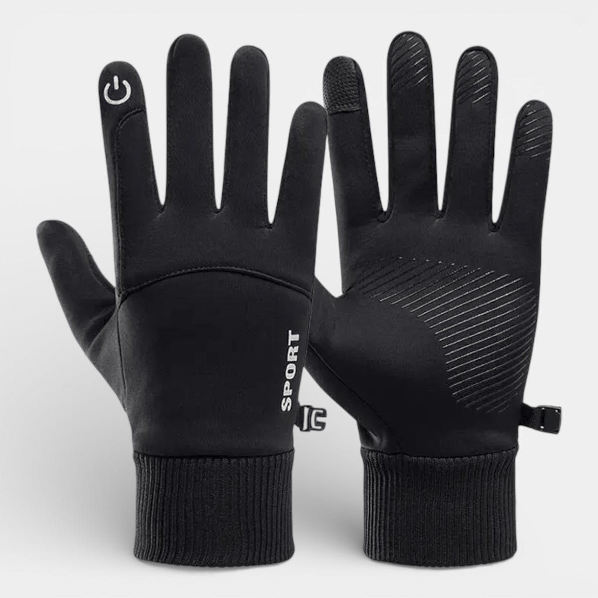 Mon Esprit Nature Noir / S/M Gants de ski chauds et étanches
