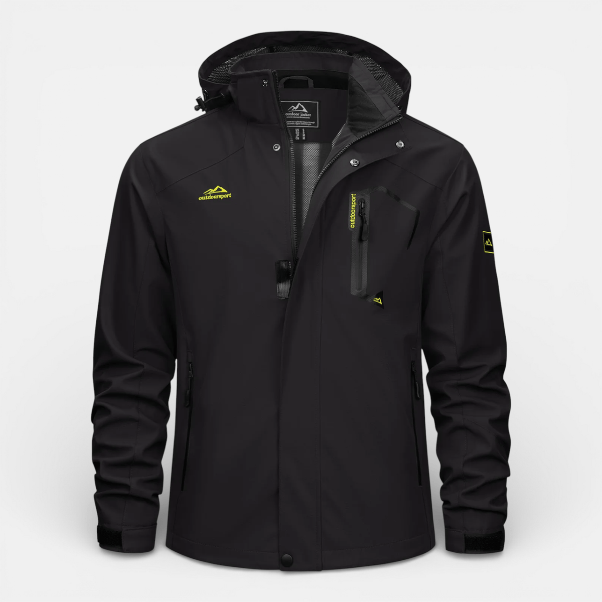 Mon Esprit Nature Noir / S Veste de randonnée légère - Tacssen One