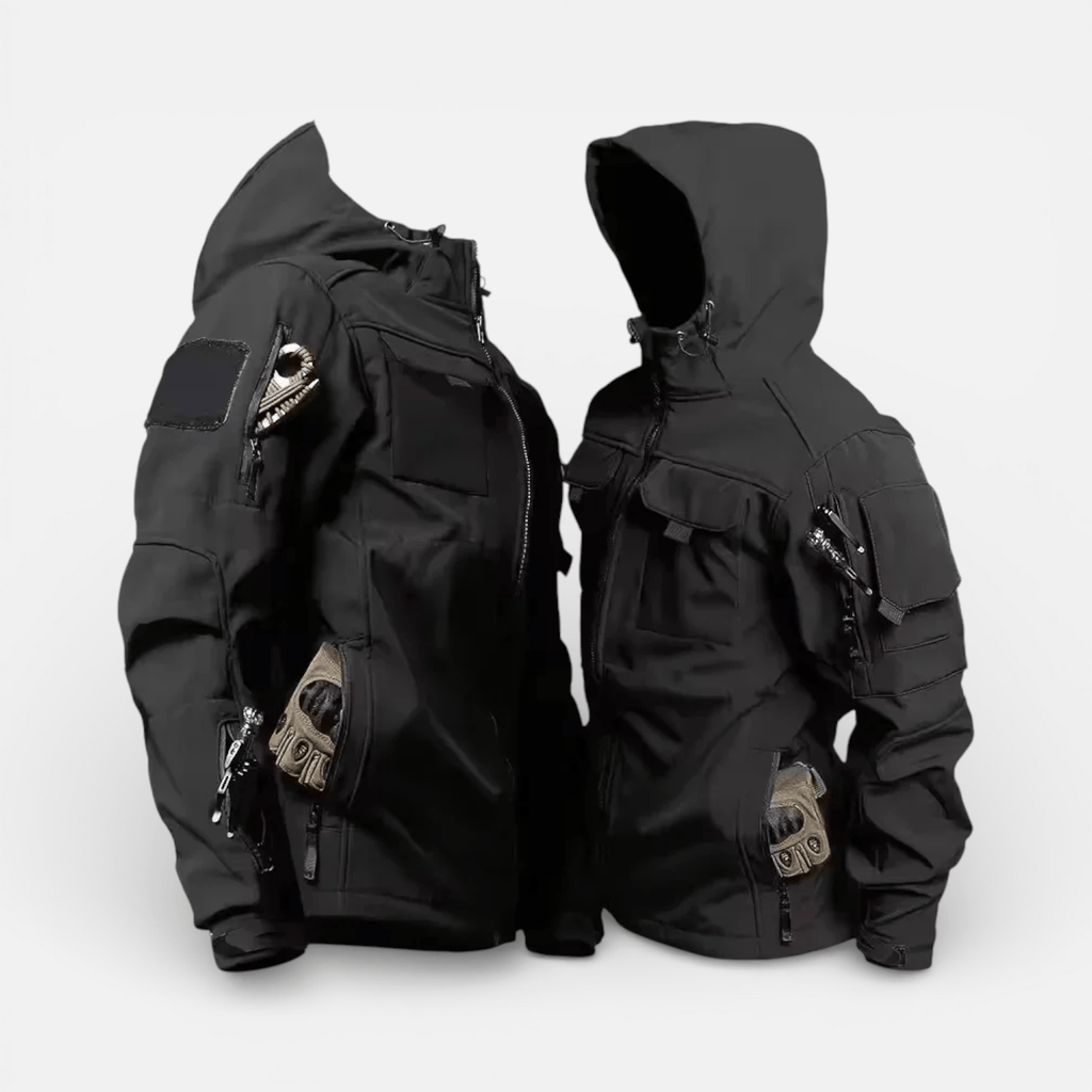 Mon Esprit Nature Noir / S Veste tactique militaire de randonnée - Famaz 2