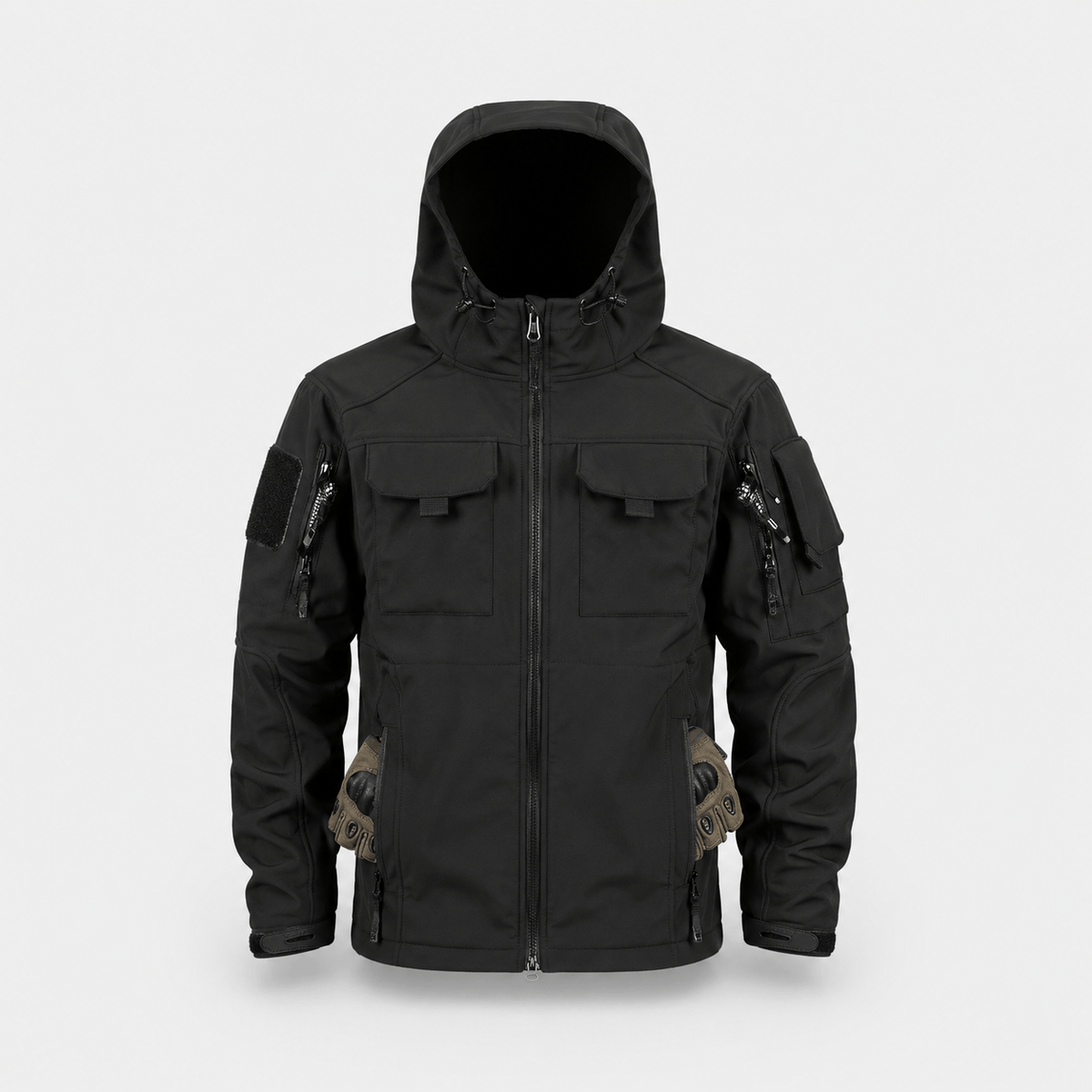 Mon Esprit Nature Noir / S Veste tactique militaire de randonnée - Famaz 2