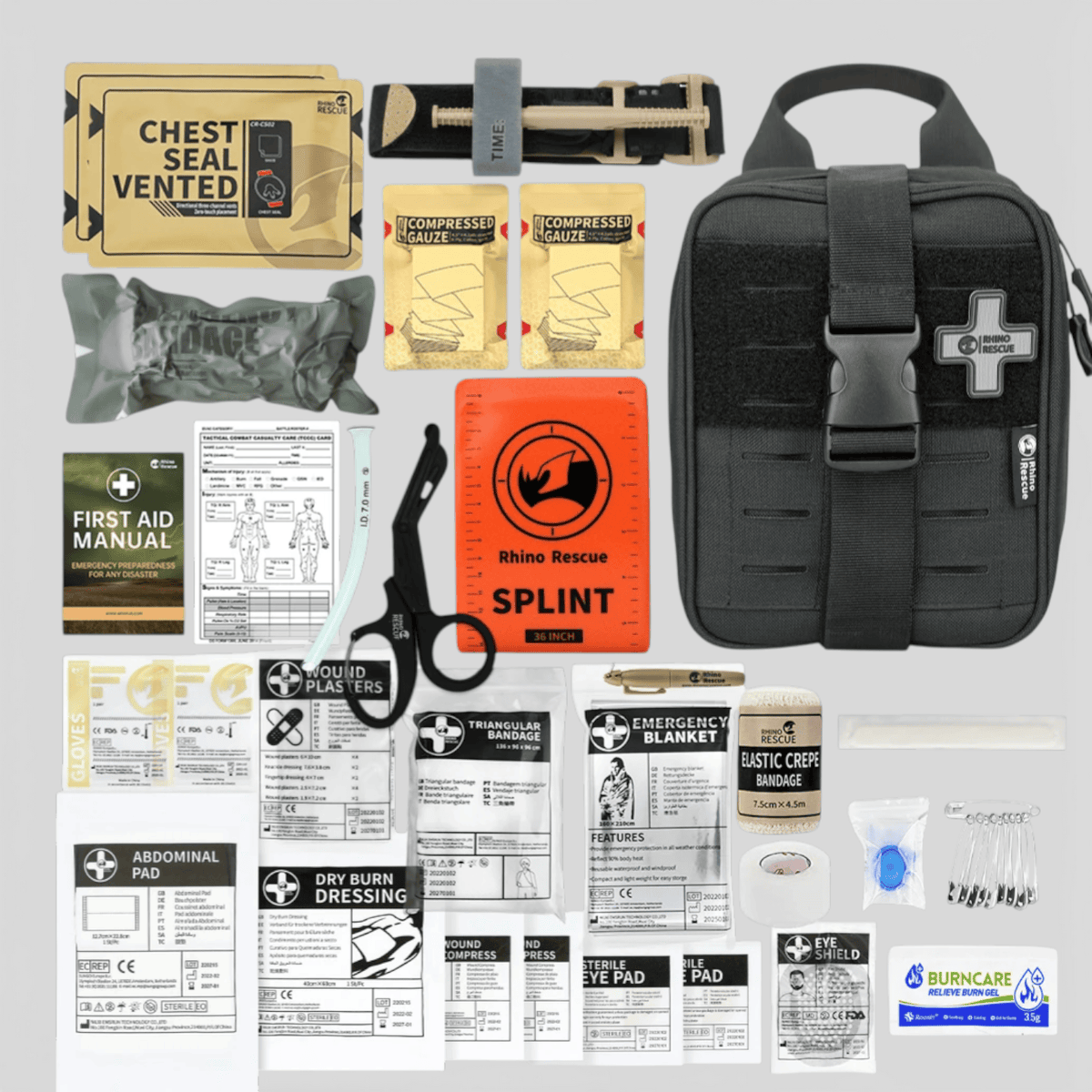 Mon Esprit Nature Noir Trousse de secours d'urgence - Rescu One