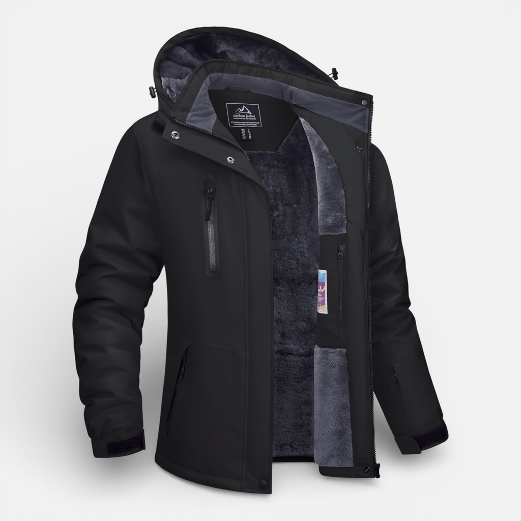 Mon Esprit Nature Noir / XS Veste polaire doublée pour femme - Warmer One