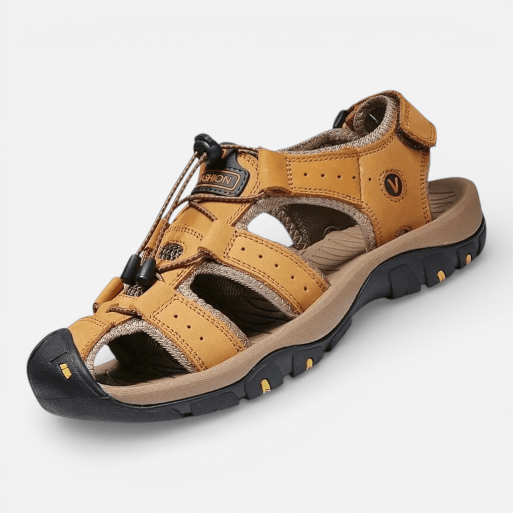 Mon Esprit Nature Or / 40 Sandales d'été en cuir - Trailvora