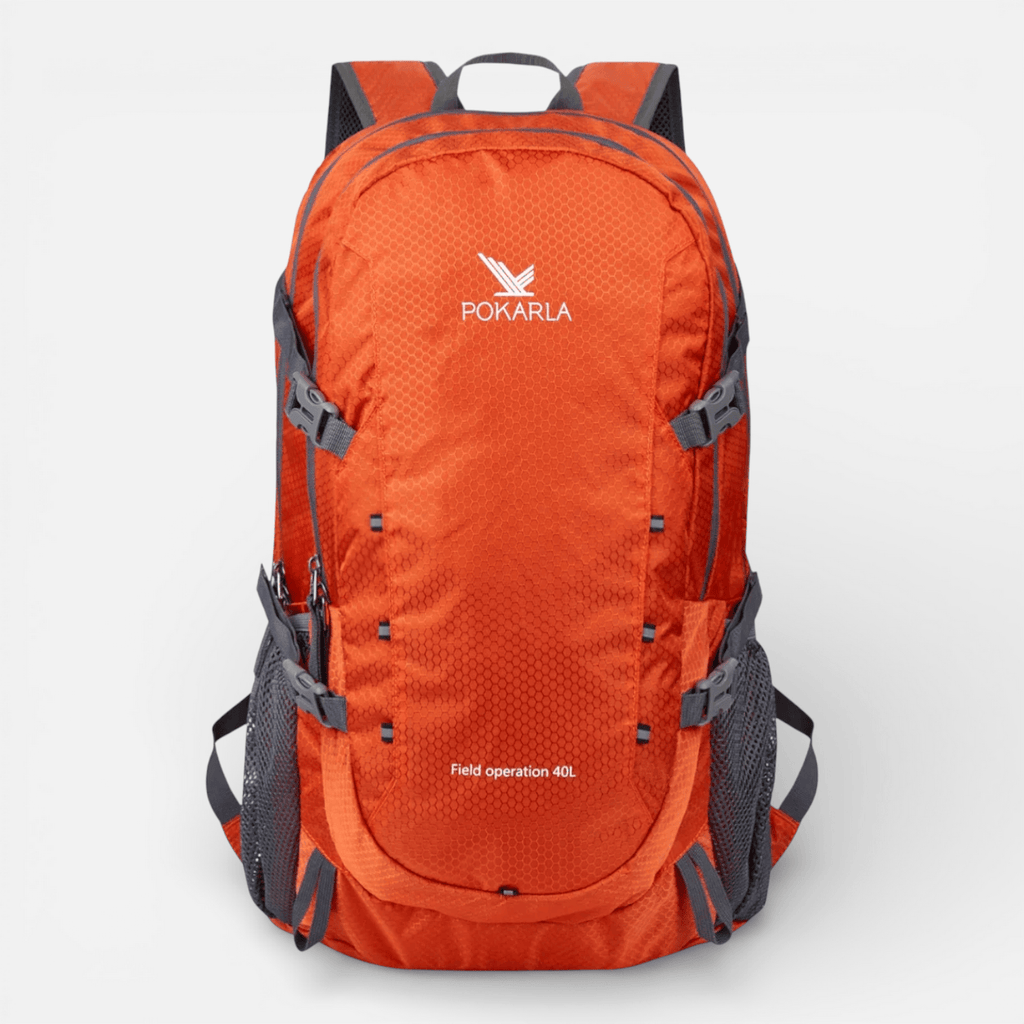 Mon Esprit Nature Orange Sac à dos de randonnée pliable - Zak