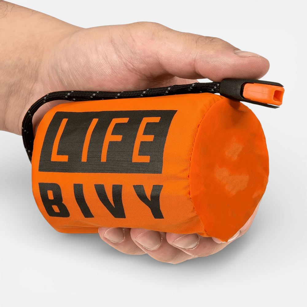 Mon Esprit Nature Orange Sac de couchage de survie d'urgence - HardShell