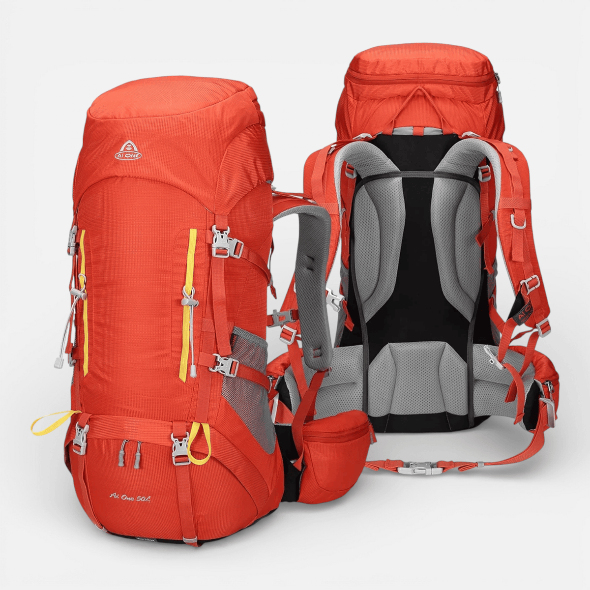 Mon Esprit Nature Orange Sac de randonnée imperméable multifonctionnel - VAK