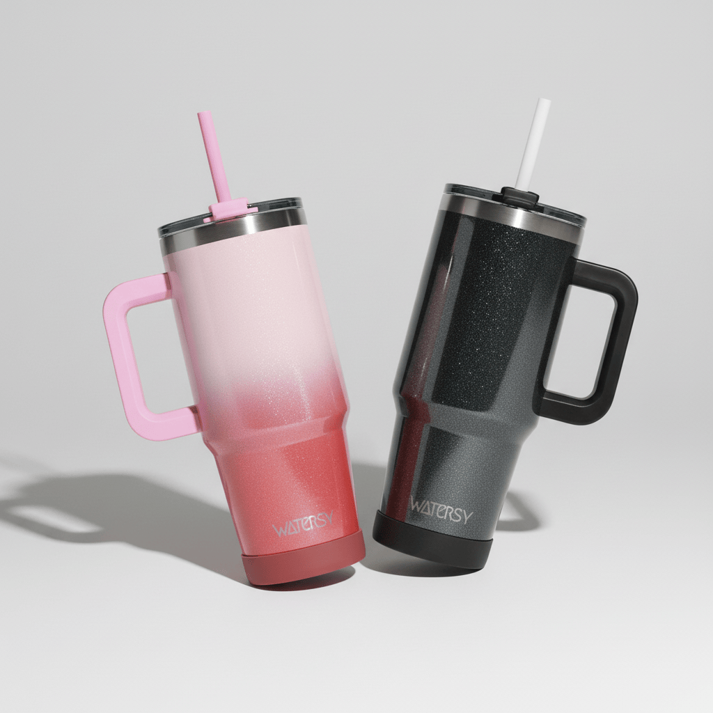 Mon Esprit Nature Rose clair / 800ml Tasse thermique en acier inoxydable - Noxy