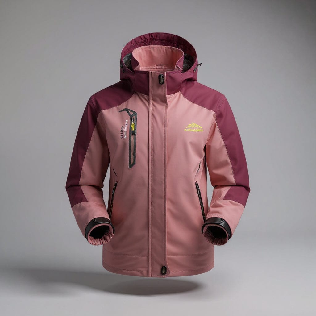Mon Esprit Nature Rose clair / XS Veste de randonnée coupe-vent pour femmes - Go Trek