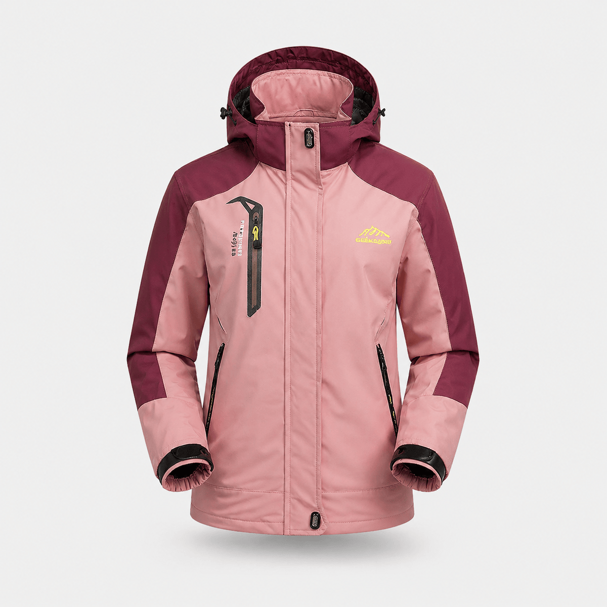 Mon Esprit Nature Rose clair / XS Veste de randonnée coupe-vent pour femmes - Go Trek