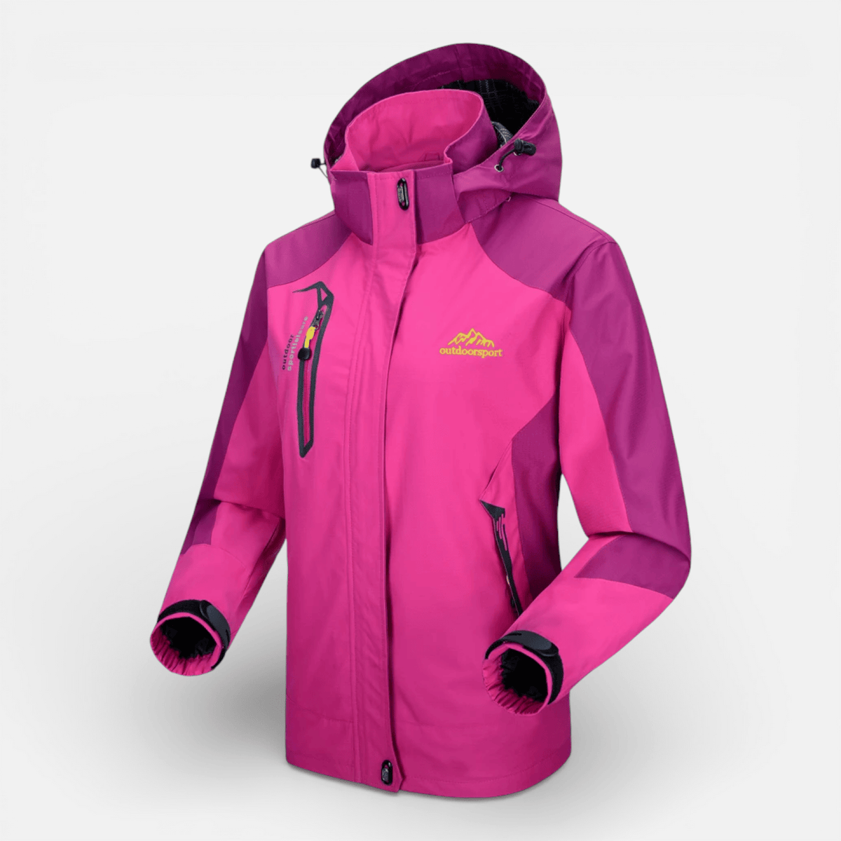 Mon Esprit Nature Rose / XS Veste de randonnée coupe-vent pour femmes - Go Trek