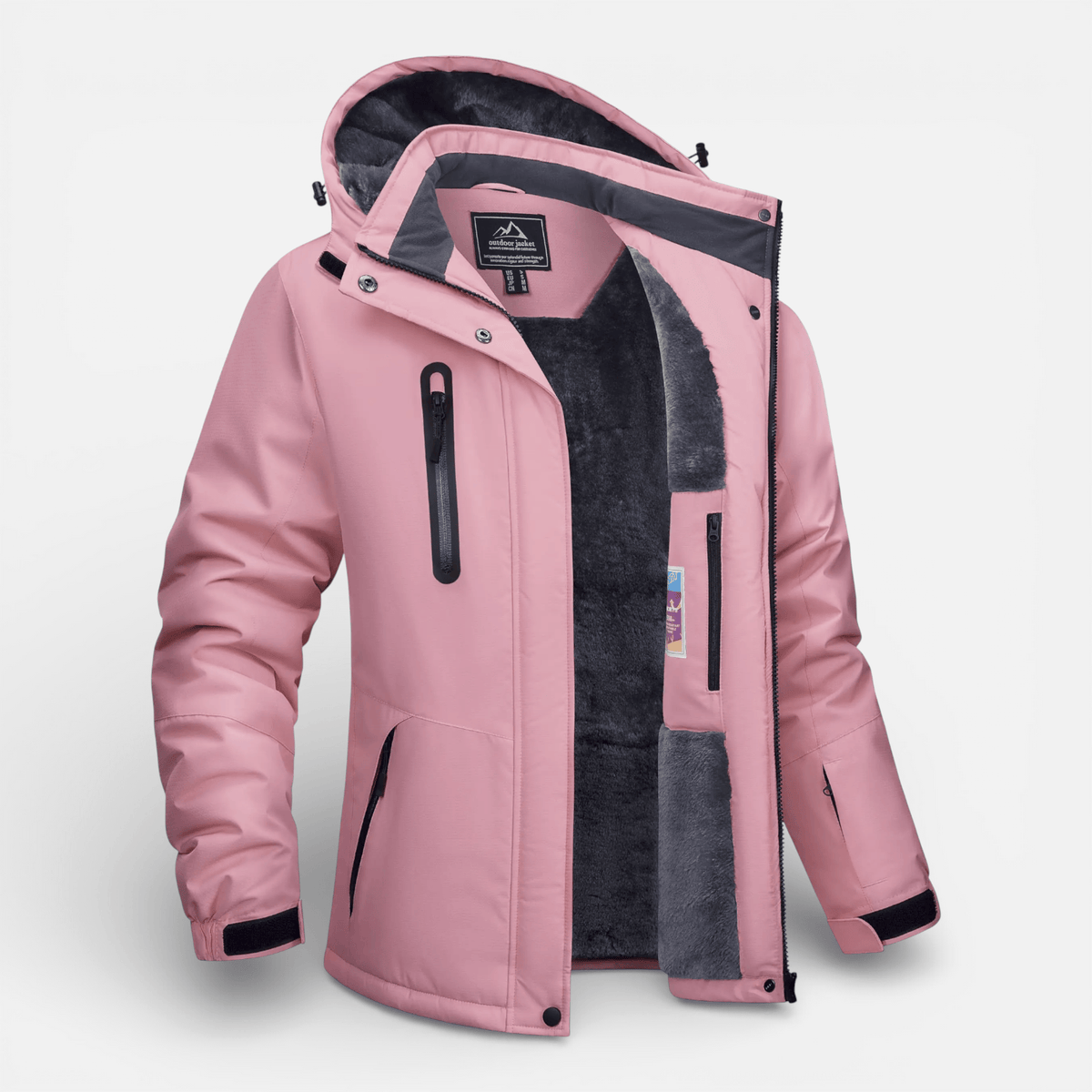 Mon Esprit Nature Rose / XS Veste polaire doublée pour femme - Warmer One