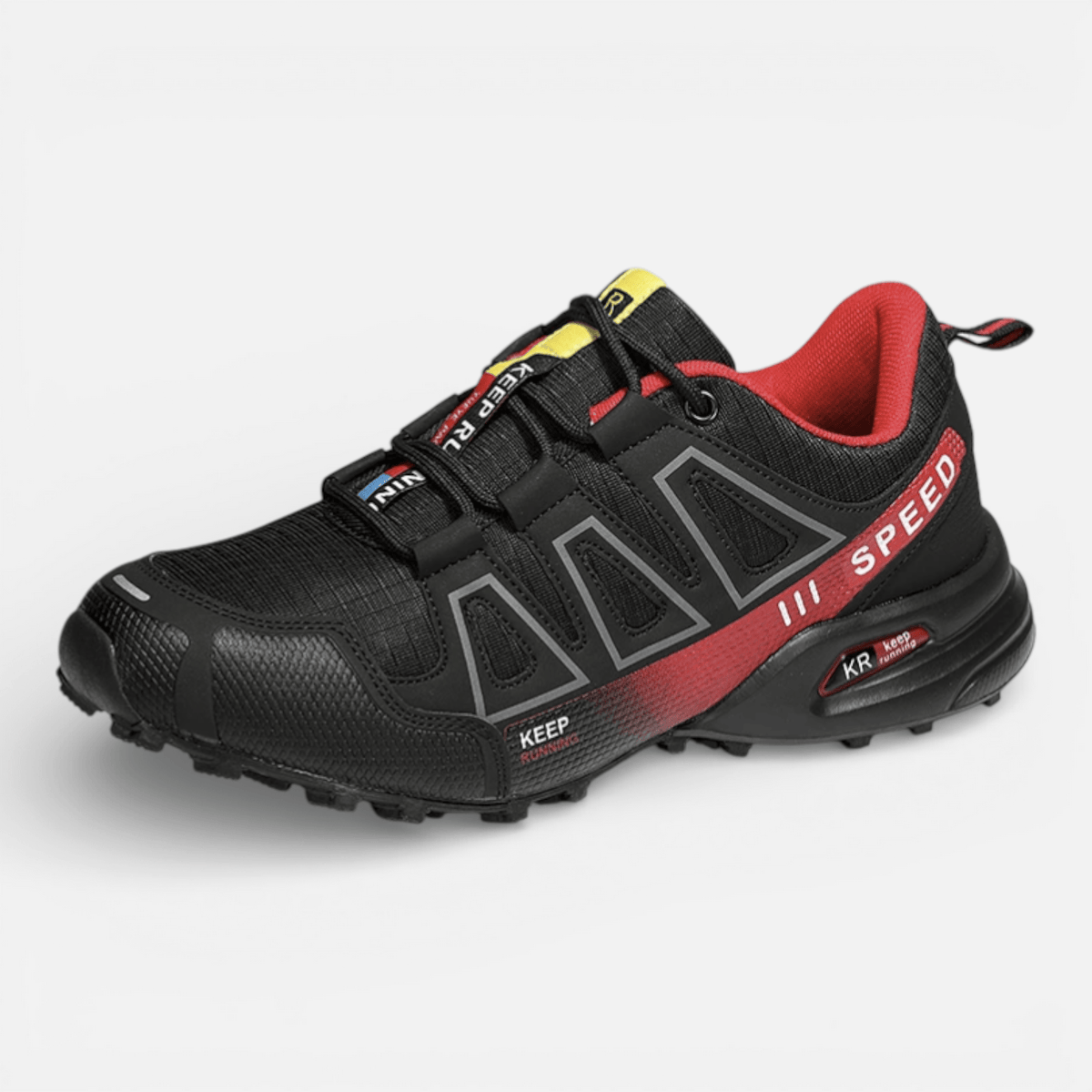 Mon Esprit Nature Rouge / 39 Chaussures de randonnée imperméables pour hommes - Duravox