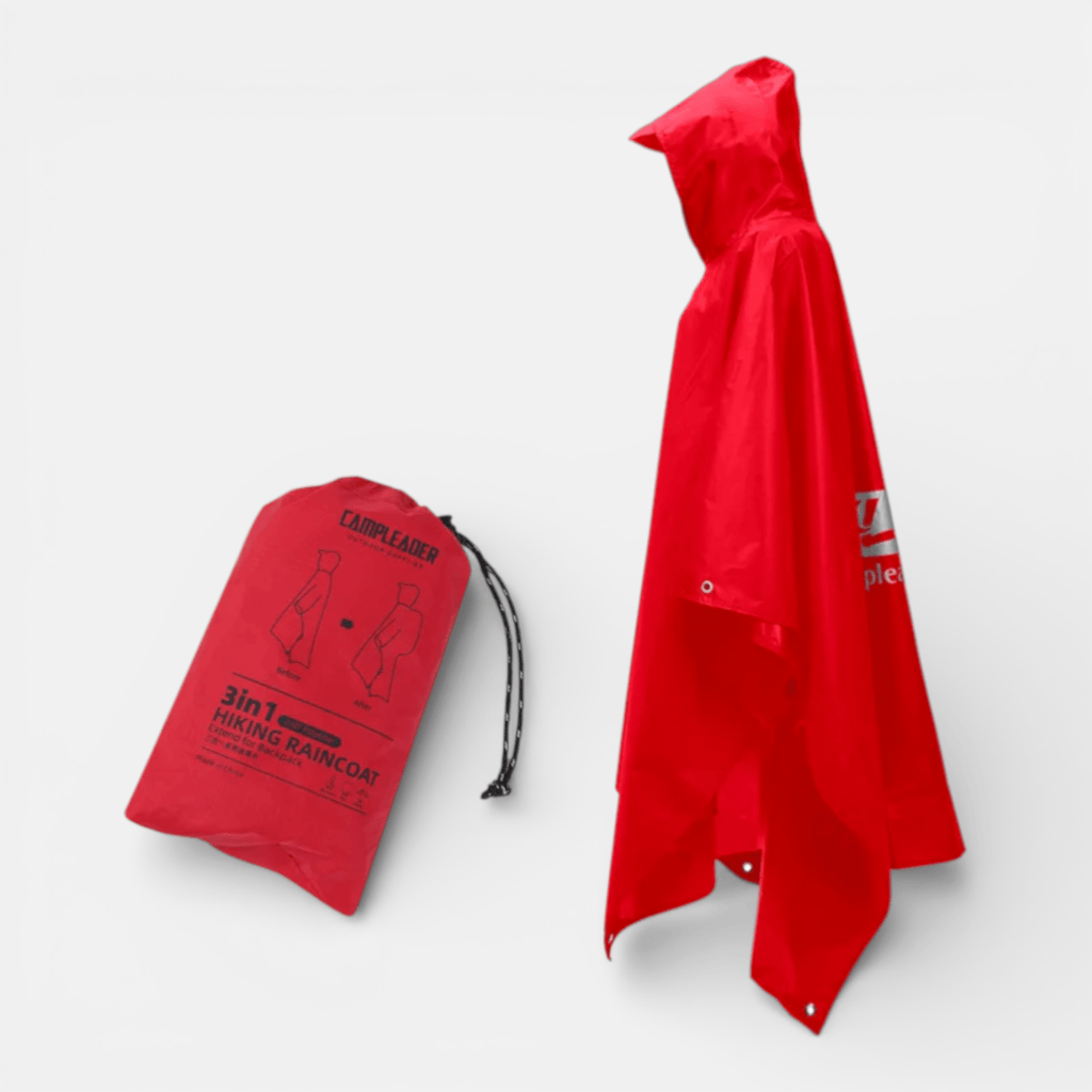 Mon Esprit Nature Rouge Manteau imperméable 3 en 1