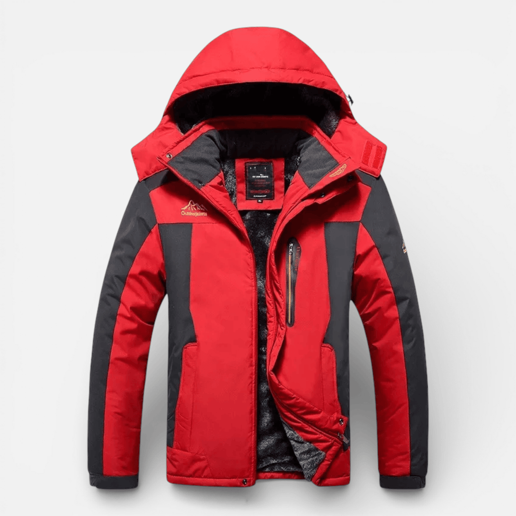 Mon Esprit Nature Rouge / S Veste de randonnée d'hiver - Winter Top