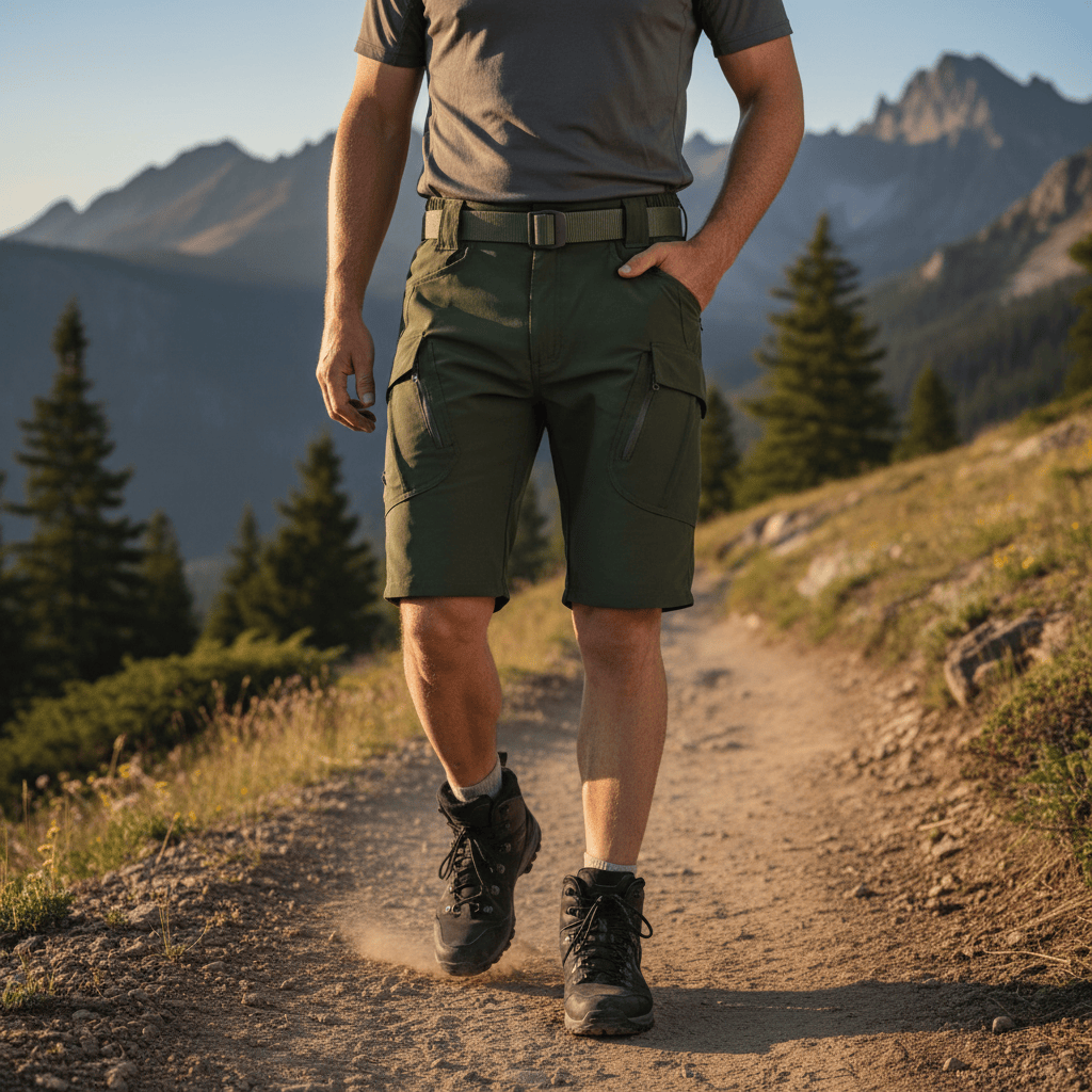 Mon Esprit Nature Short Cargo d'été pour hommes Image