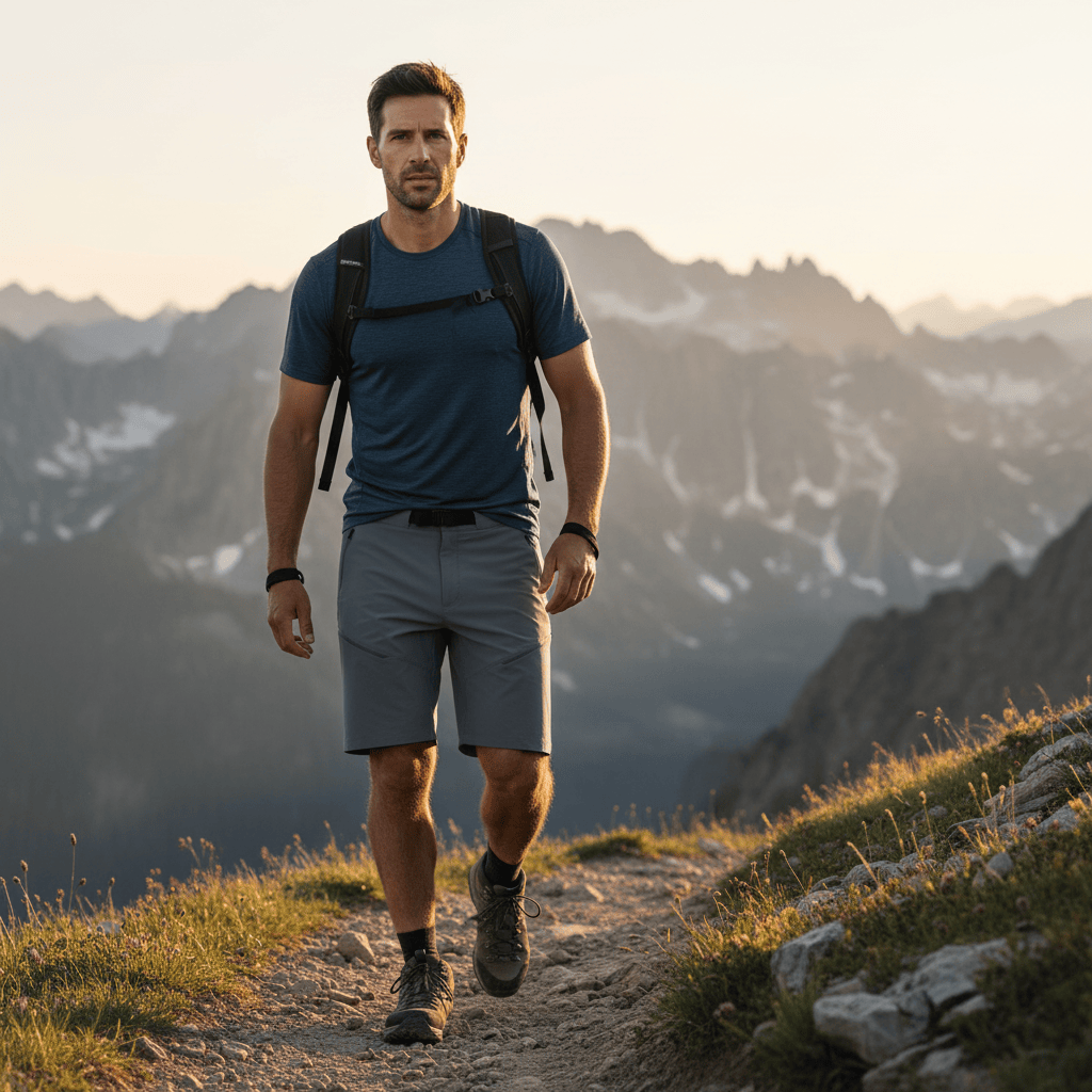 Mon Esprit Nature Short de randonnée unisexe Image