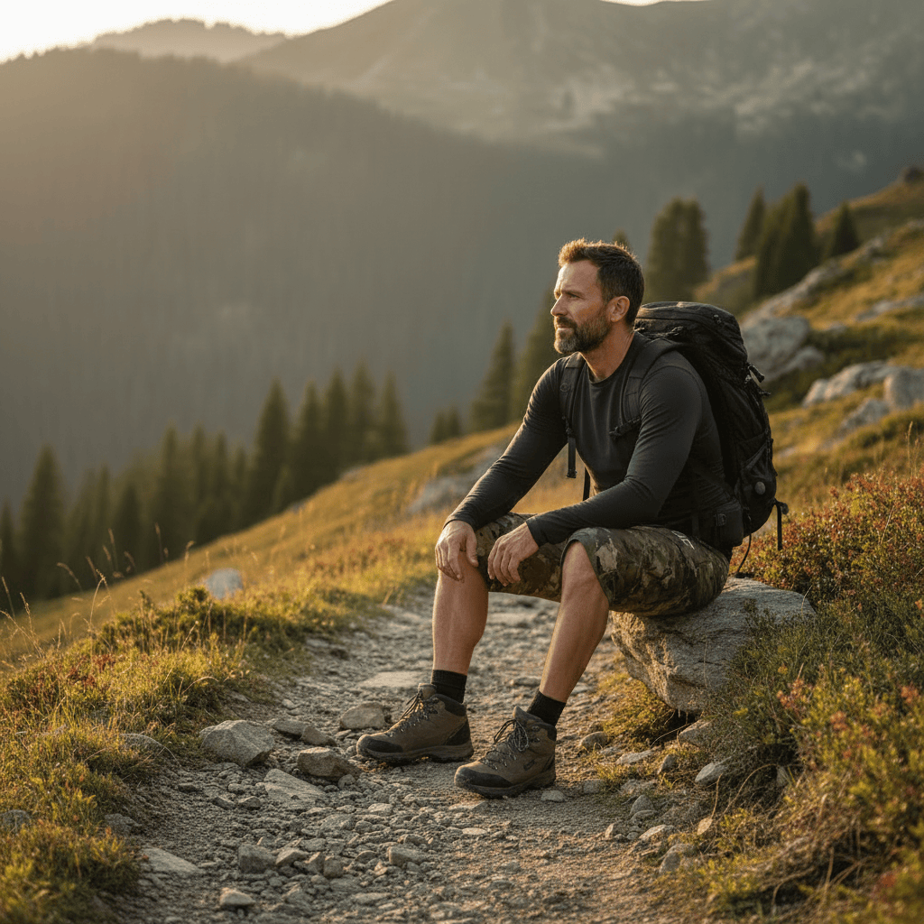 Mon Esprit Nature Short de sport pour Hommes