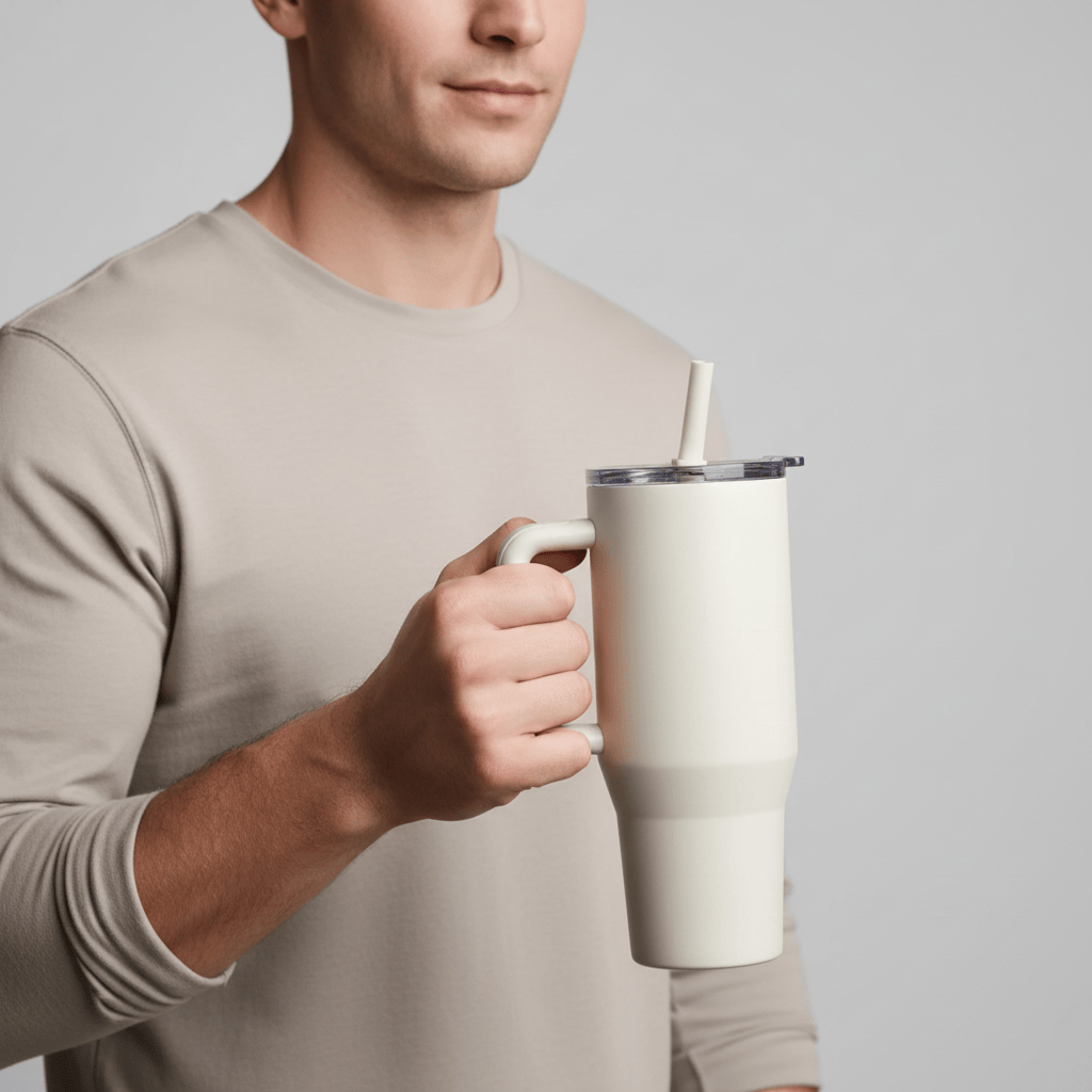 Mon Esprit Nature Tasse thermos avec paille intégrée - Ozz