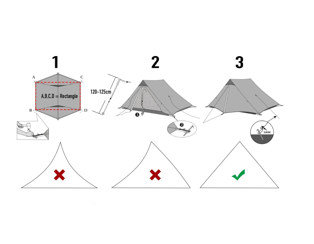 Mon Esprit Nature Tente de camping double couche - Campix