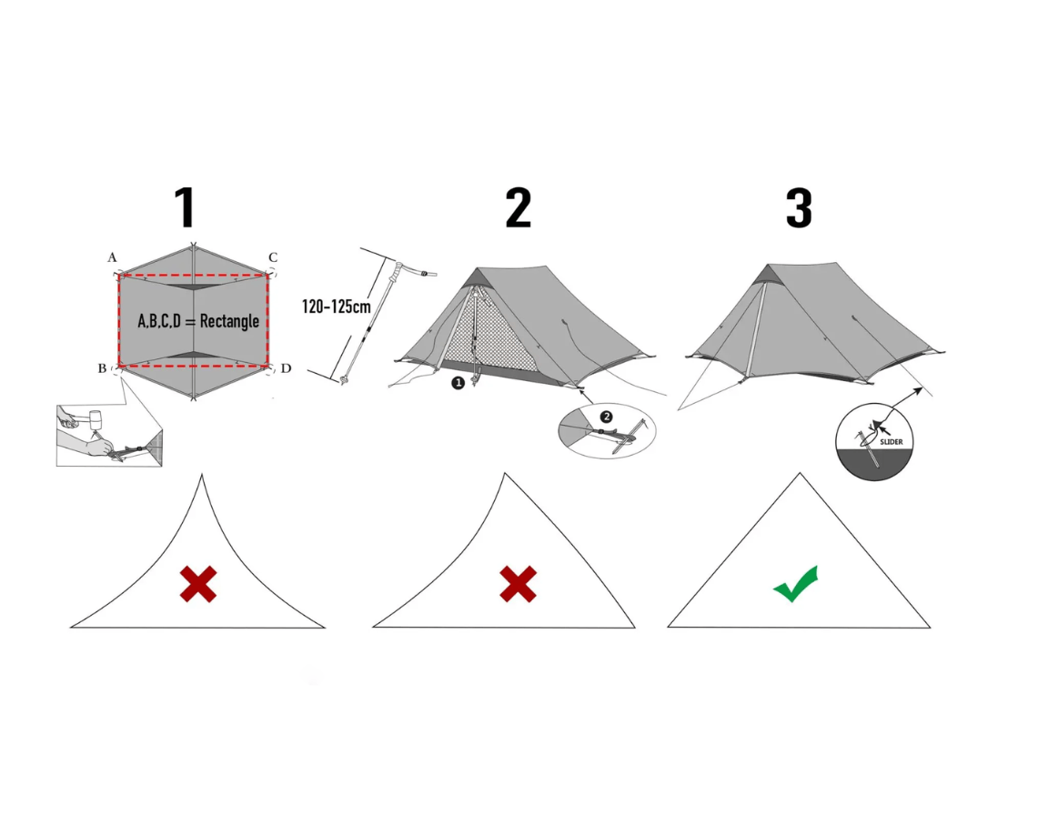 Mon Esprit Nature Tente de camping double couche - Campix