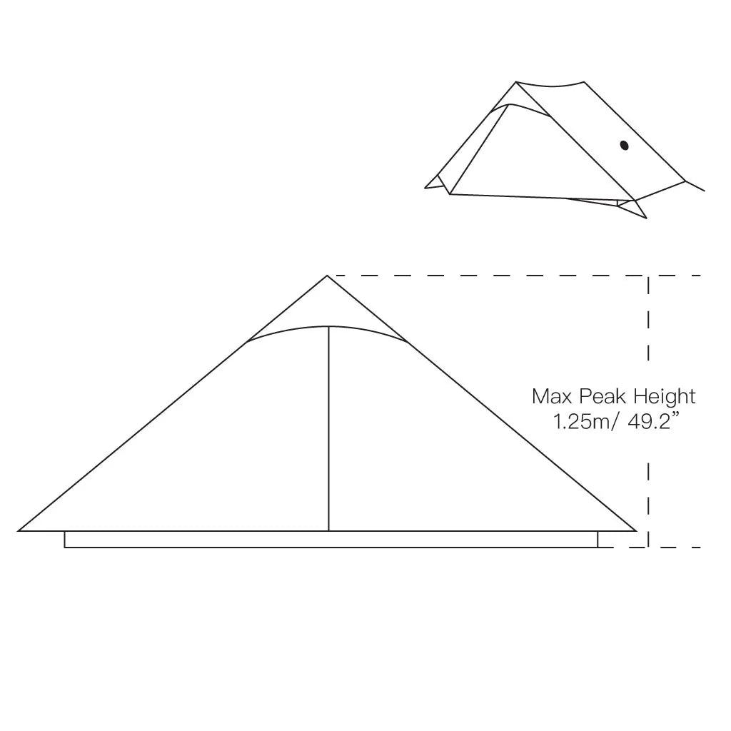 Mon Esprit Nature Tente de camping double couche - Campix