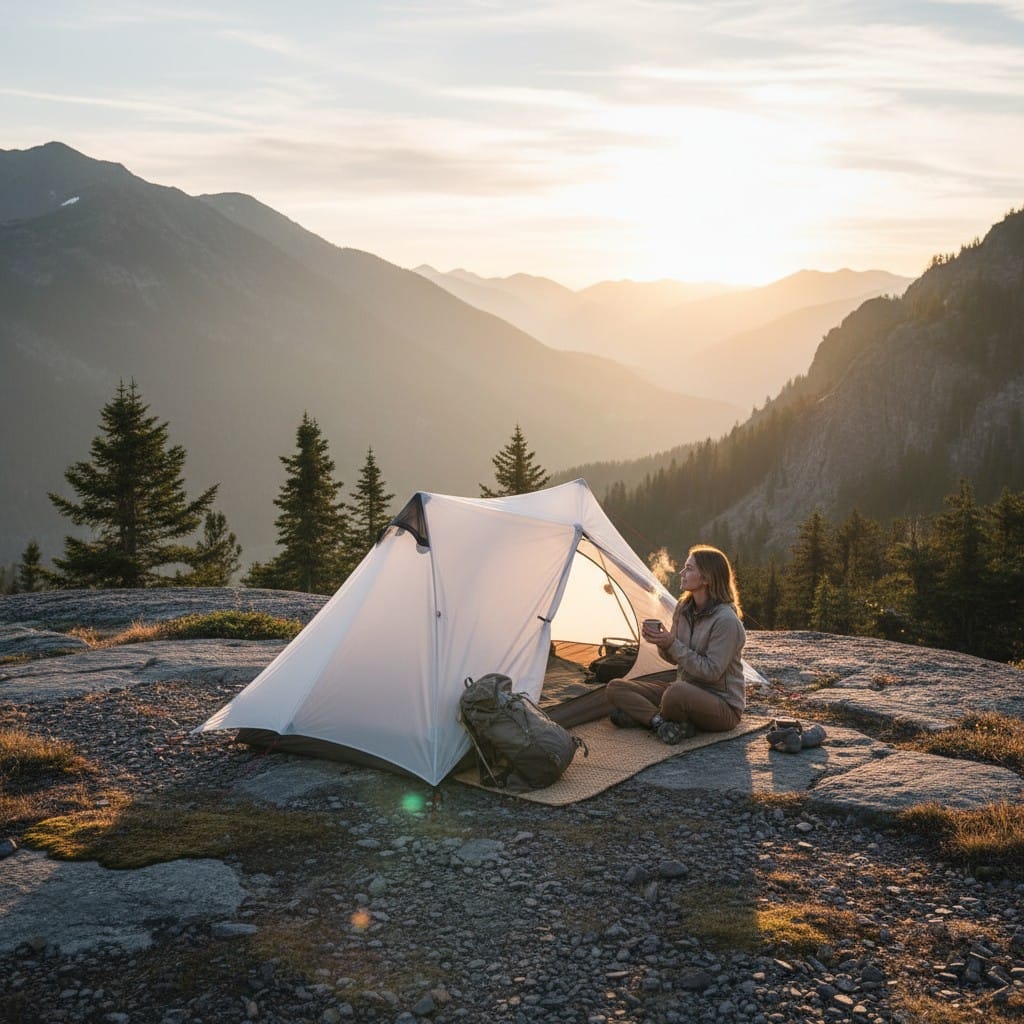 Mon Esprit Nature Tente de camping double couche - Campix Image