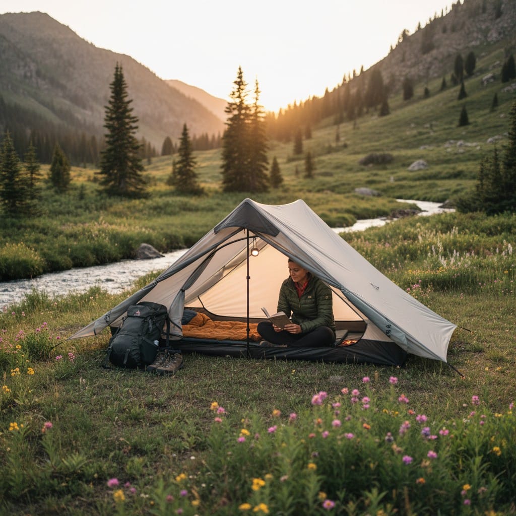 Mon Esprit Nature Tente de camping double couche - Campix