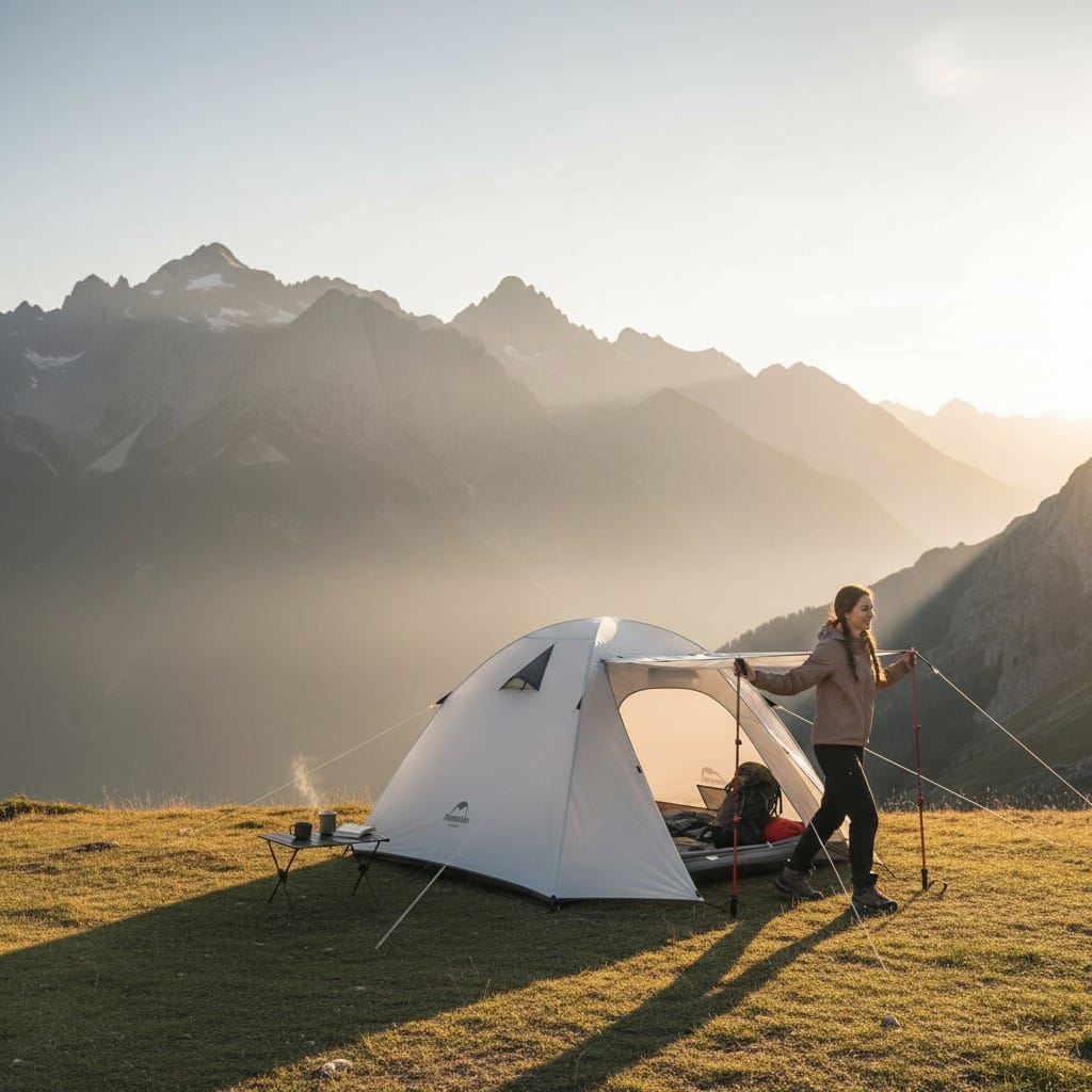 Mon Esprit Nature Tente de camping double couche - Horizon 4P