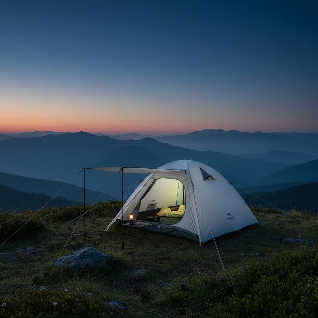 Mon Esprit Nature Tente de camping double couche - Horizon 4P
