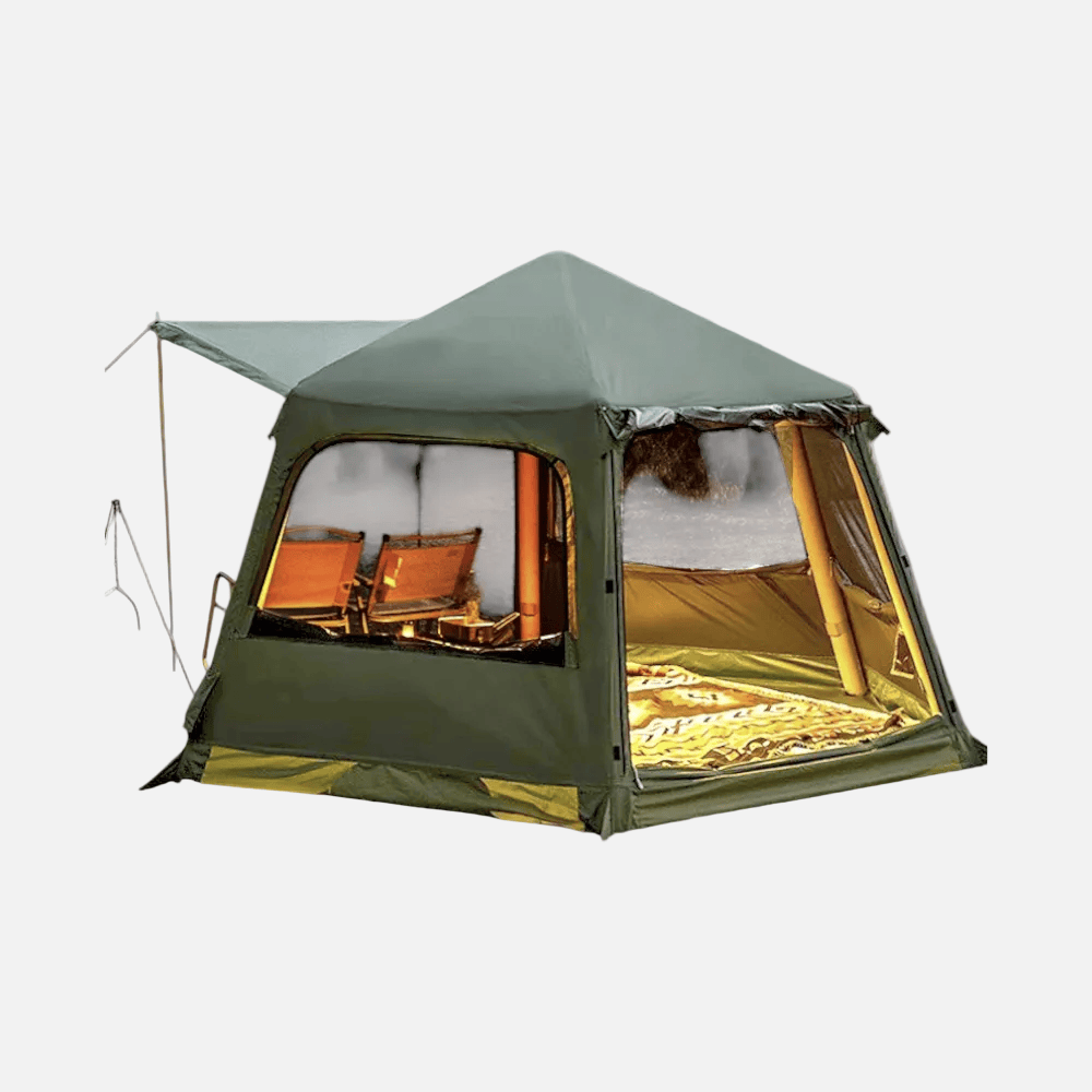 Mon Esprit Nature Tente de camping gonflable 4 saisons - Shelto